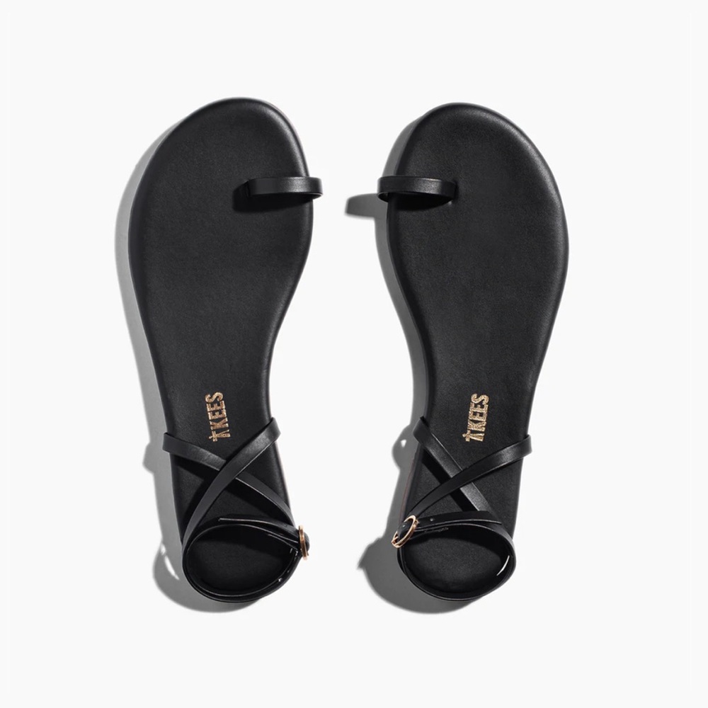 TKEES Phoebe Sandal in Black